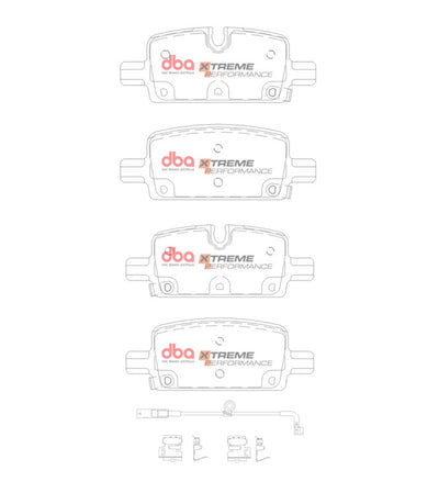 DBA 21-23 Cadillac Escalade (w/6 Piston BBK) Rear XP Performance Brake Pads