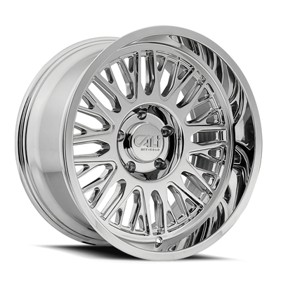 Cali Off-Road 9116 Vertex 24x14 / 8x165.1 BP / -76mm Offset / 125.2mm Hub Chrome Wheel