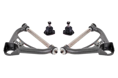 BMR 70-81 Chevrolet Camaro A-Arms Upper Non-Adjustable Delrin Std Ball Joint - Black Hammertone