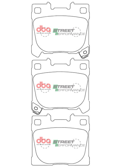 DBA 2022+ Toyota GR Corolla SP Performance Rear Brake Pads