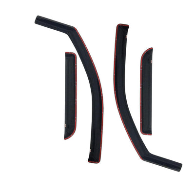 Westin 2009-2018 Dodge/Ram Quad Cab In-Channel Wind Deflector 4pc - Smoke
