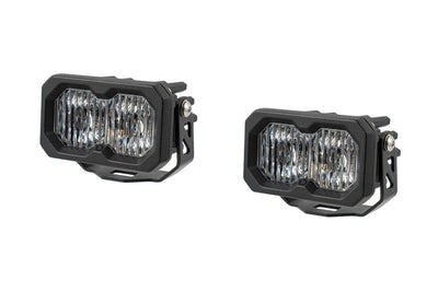 Diode Dynamics C2 2.0 Pro White SAE Fog/Wide Standard ABL (pair)