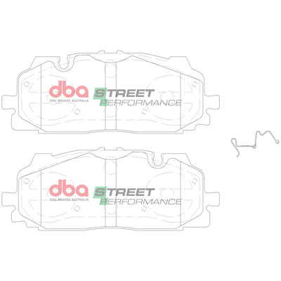 DBA 19-21 Audi A8 Quattro (w/375mm Front Rotor) Front SP Performance Brake Pads