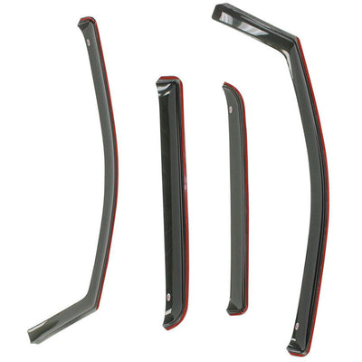 Westin 2007-2018 Toyota Tundra Double Cab In-Channel Wind Deflector 4pc - Smoke