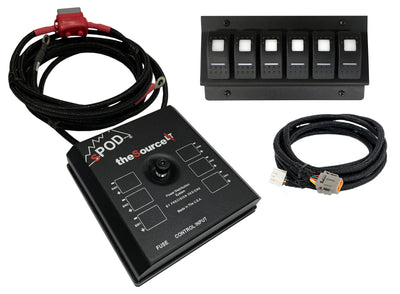 sPOD 12-17 Toyota Tundra SourceLT w/Amber LED Switch Panel