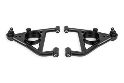 BMR 67-69 Chevrolet Camaro w/Rear Bump Stops Lower A-Arms w/STD Ball Joint Delrin - Black Hammertone