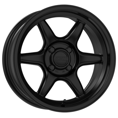 Kansei K11B Tandem 15x7in / 4X100 BP / 25mm Offset / 73.1mm Bore - Satin Black