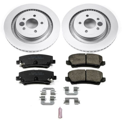 Power Stop 21-23 Ford Mustang Front and Rear Z17 Coated Brake Kit
