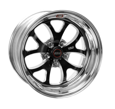 Weld S76 17x9 / 5x120mm BP / 6.8in. BS Black Wheel (Medium Pad) - Non-Beadlock