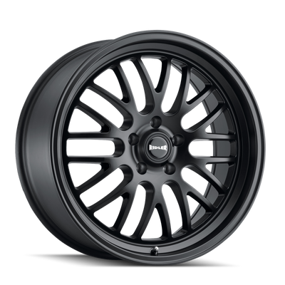 Ridler 607 22x10.5 / 5x115 BP / 25mm Offset / 72.62mm Hub Matte Black Wheel