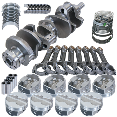 Eagle Ford 351W 4.000in Crank 6.200in I-Beam Rods -11cc Flat Top 4.060in Pistons Rotating Assembly