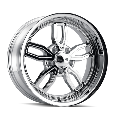 Ridler 608 20x10 / 5x114.3 BP / 0mm Offset / 72.62mm Hub Chrome Wheel
