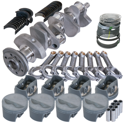 Eagle Chevy 350 3.480in Crank 5.700in I-Beam Rods -5cc Flat Top 4.060in Pistons Rotating Assembly
