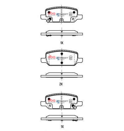 DBA 17-23 Tesla 3 Rear SSEV Street Series Brake Pads