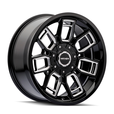 Mayhem 8118 Ordinance 20x9 / 5x127/139.7 BP / 87.1mm Hub Matte Bronze Wheel w/ Milled Spokes