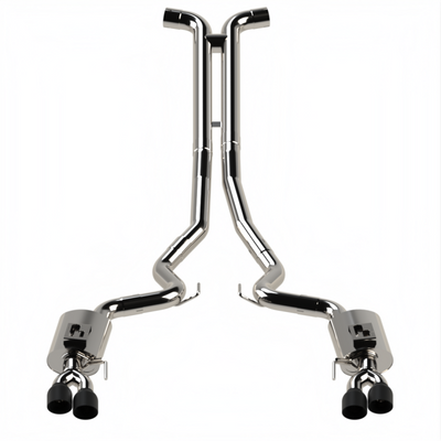 Kooks 2018+ Mustang 5.0L 4V Convertible/Coupe Cat-back Exhaust Connect to OEM Connection Point