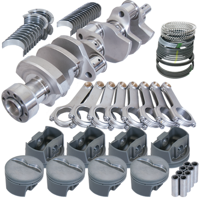 Eagle Chevy LT1 350 1Pc 3.750in Crank 5.700in H-Beam -5cc Flat Top 4.040in Pistons Rotating Assembly