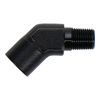 DeatschWerks 1/8in NPT Female to 1/8in NPT Male 45-Degree Fitting
