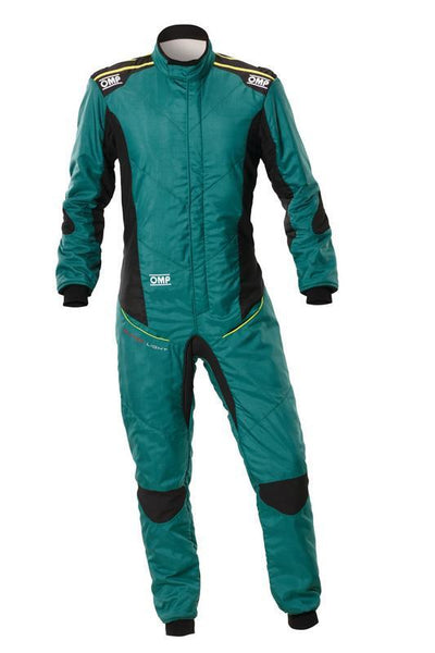 OMP TECNICA SUPERLIGHT OVERALL SFI GREEN SZ 56