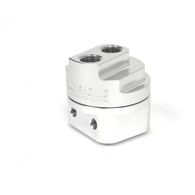 BLOX Racing Remote Oil Filter Relocation Kit - Polished
