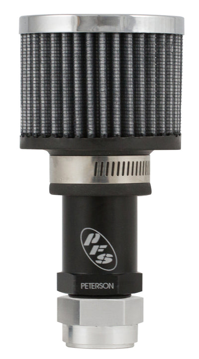 Peterson Fluid Systems Breather Screw-In -12AN w/ Filter