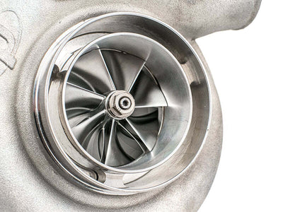 Forced Performance Subaru STi/WRX Black Turbocharger 84mm CH10CM Turbine Hsg Internal WG w/Oil Line