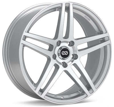 Enkei RSF5 16x7 5x100 45mm Offset 72.6mm Bore Silver Machined Wheel