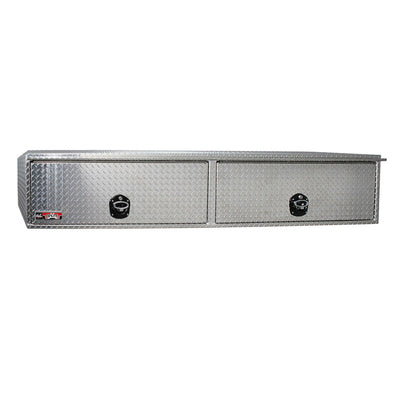 Westin/Brute HD Top Sider 13in x 88in w/flip up Doors - Aluminum