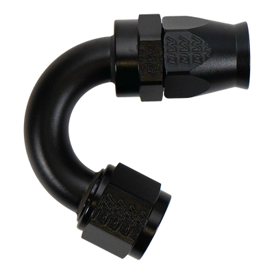 DeatschWerks 10AN Female Flare Swivel (Incl Ferule/Olive) 150-degree Hose End PTFE