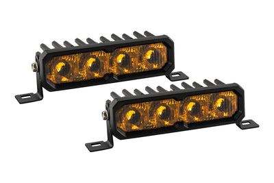 Diode Dynamics SS6 Max Yellow Driving Standard ABL (pair) 3000K