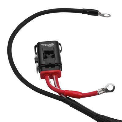 DS18 8-GA Water Resistant Fuse Holder 12 Ft of Power and Ground Wires 4 Door UTV