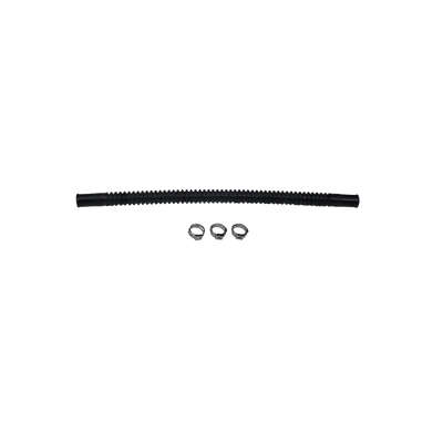 DeatschWerks Convoluted Tubing 250mm Length x 8mm ID Side 1 x 8mm ID Side 2 - Black