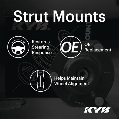 KYB 11-17 BMW X3 / 15-18 BMW X4 Strut Mount Kit - Rear