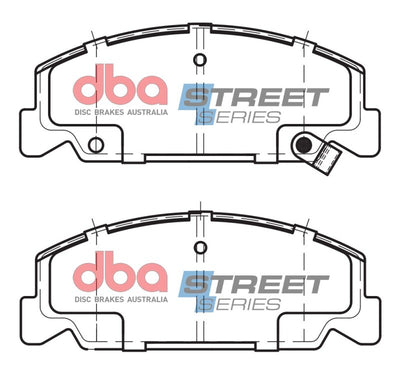 DBA 88-95 Honda Civic Street Series Front Brake Pads