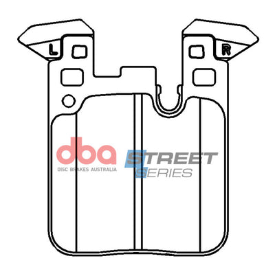 DBA 12-19 BMW 125i Street Series Rear Brake Pads