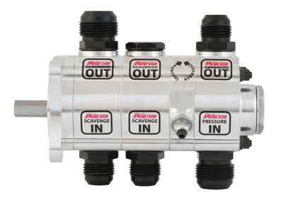 Peterson Fluid Systems R4 3-Stage Oil Pump - Left Side Mount - HV - Rear Drive