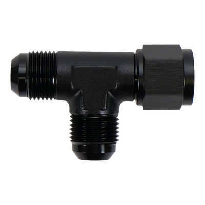 DeatschWerks 10AN Male Flare to Female Flare Swivel Tee on Straight