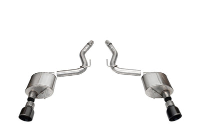 Corsa 2024+ Ford Mustang GT Sport Axle-Back Dual Rear Exit with 4.5in Black PVD Pro-Series Tips