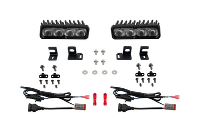 Diode Dynamics 24-26 Toyota 4Runner Fog SS6 Max LED Kit White 6000K