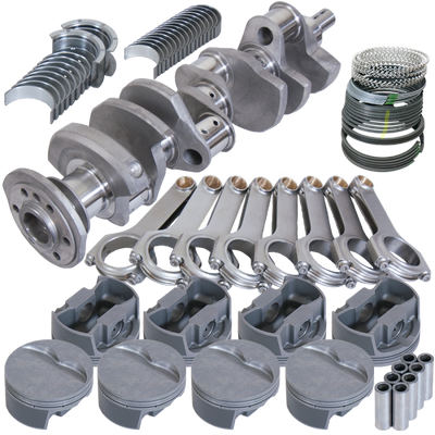 Eagle Chevy 350 3.750in Crank 6.000in H-Beam -5cc Flat Top 4.060in Pistons Rotating Assembly