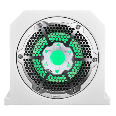 DS18 Subwoofer & Enclosure Dual 10in 350 Watts RMS 4 ohm NXL-10SUB/WH Included White