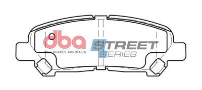 DBA 08-13 Toyota Highlander Street Series Rear Brake Pads