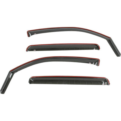 Westin 2016-2018 Toyota Tacoma Double Cab 4dr In-Channel Wind Deflector 4pc - Smoke
