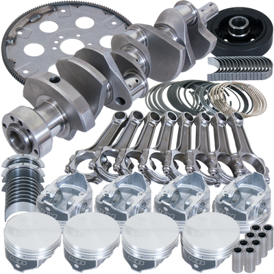 Eagle Chevy 454 1Pc 4.250in Crank 6.385in I-Beam Rod -3cc Flat Top 4.310in Pistons Balanced Assembly
