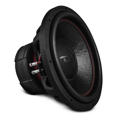 DS18 15in 2500 Watts RMS 4+4 ohm DVC Quad Stacked Magnet Reinforced Cone Subwoofers