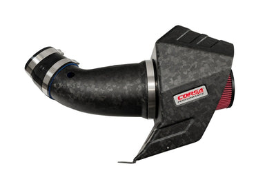 Corsa 2020-2025 Dodge Durango SRT Hellcat Carbon Fiber Air Intake w/ DryTech Forged CF - Black