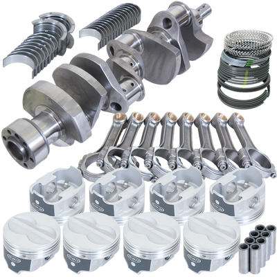 Eagle Chevy 350 1Pc 3.750in Int Balance Crank 5.700in I-Beam Rods 4.030in Pistons Rotating Assembly
