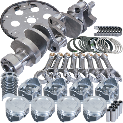 Eagle Chevy LT1350 1Pc 3.750in Crank 5.700in I-Beam Rods 4.030in Pistons 168 Tooth FP Bal Assembly