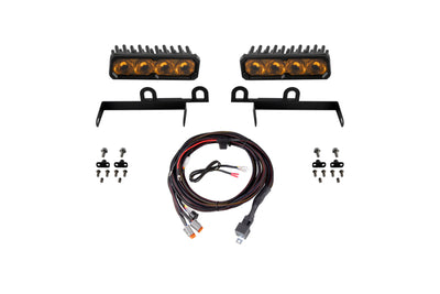Diode Dynamics 2013-2018 Ram 1500 Ram SportExpress SS6 Pro LED Kit Yellow Driving 3000K