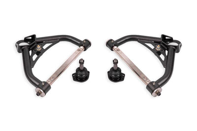 BMR 70-81 Chevrolet Camaro Non-Adj. Upper A-Arms w/ 0.5in Tall Ball Joint (Delrin) -Black Hammertone